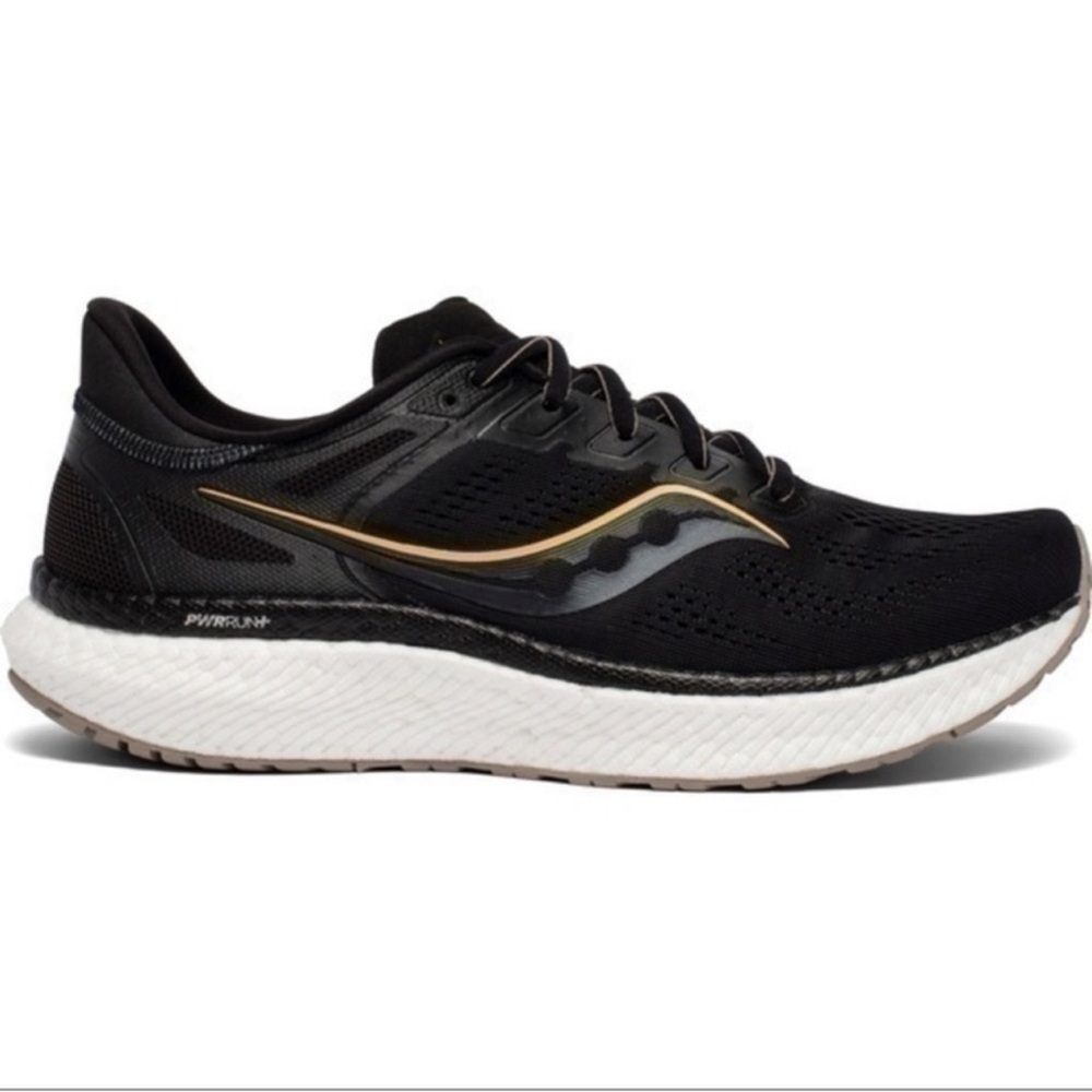 Saucony Running Shoes Black ViziGold Noir Size 8.5 - Picture 3 of 6
